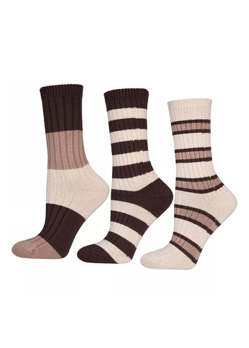 Calze da donna Moraj CDC 400-513 - a coste, in viscosa, morbide e senza compressione