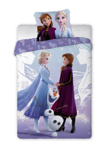 Frozen Iceberg Biancheria da letto Faro in cotone viola - 100% cotone, set Disney