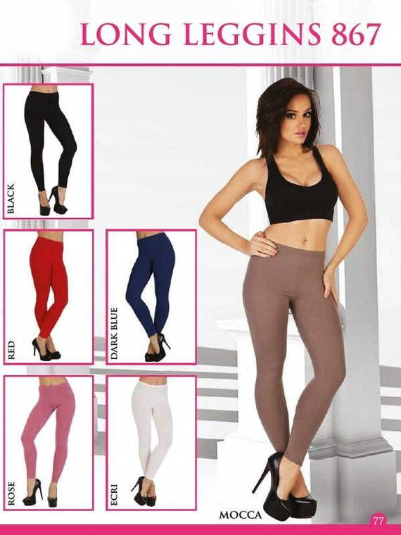 867 De Lafense - leggings lunghi - rosso