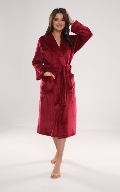 628 Accappatoio da donna Abigail Long Forex - marrone