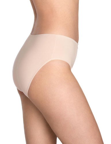 Mutandine da donna L-120BI-93 Lama rosa-grigio-cotone, confezione da 3, comode e classiche