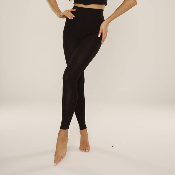 801 Khali Leggings lunghi De Lafense - nero