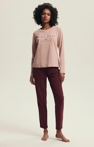 43733 Pigiama donna Dorla Henderson orchidea - cotone, lunghezza. maniche e pantaloni