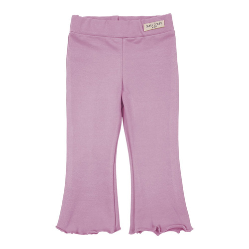 Simply Comfy Leggings per bambini, pantaloni a campana Eevi - 100% cotone, comodi e alla moda
