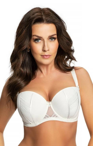 Gorsenia K 671/1 Martynika Reggiseno a balconcino - crema