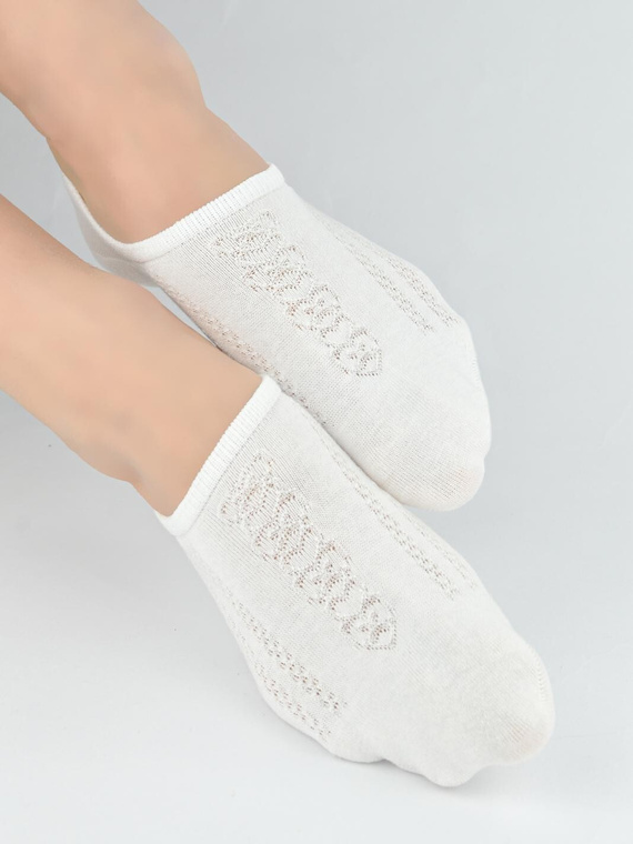 Calzini invisibili donna Noviti ST095 – cotone, silicone sul tallone