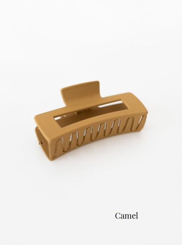 Elegante fermaglio per capelli W26 Sensis - 10 cm - cammello