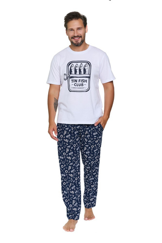 Pigiama Uomo Doctor Nap 7554 Sunny Coast Cotone Pantaloni Lunghi