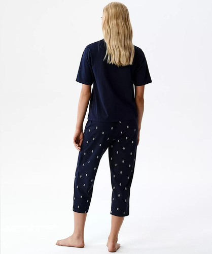 Pigiama donna Atlantic NLP-511 100% cotone comfort pantaloni 3/4