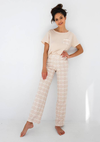 Pigiama donna Genesis Sensis - beige chiaro