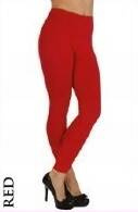 867 De Lafense - leggings lunghi - rosso
