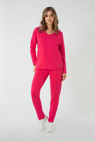 Pantaloni Stella Donna Moda Italiana - fucsia