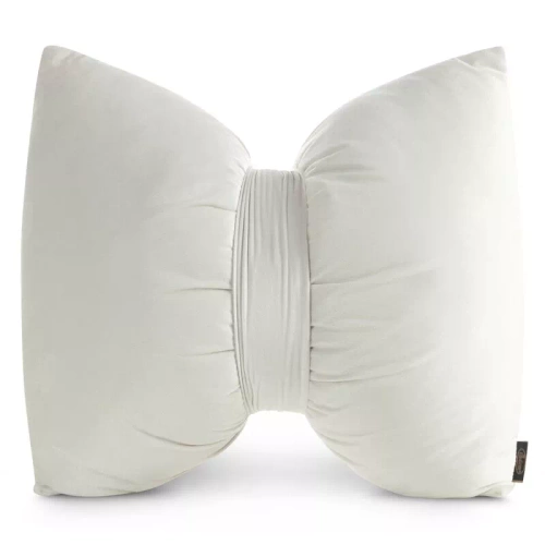 Cuscino natalizio Eurofirany crema 45x55 - fiocco in velluto