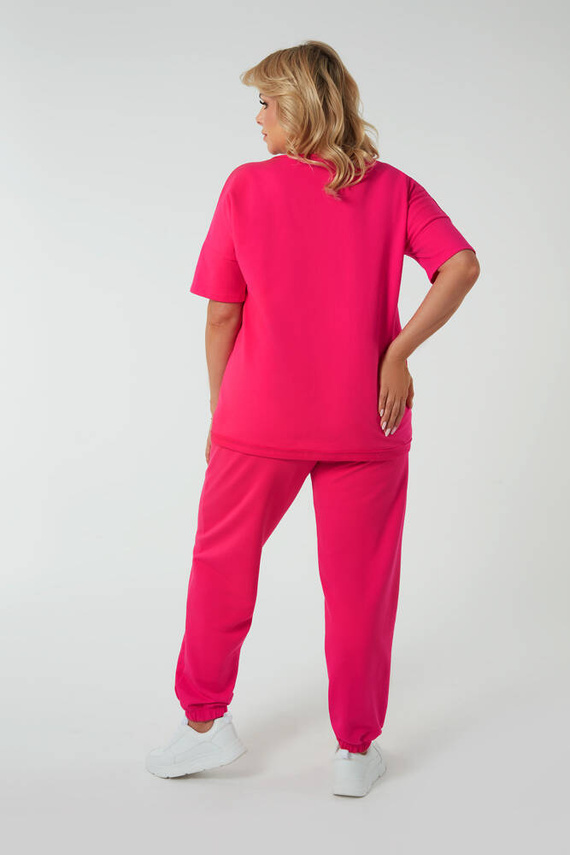 Madri Pantaloni donna Moda italiana - fucsia
