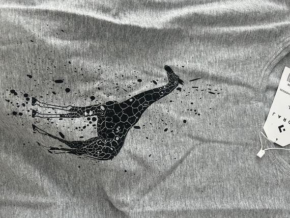 BD1700-008 Camicetta a maniche corte Moraj donna - grigio, giraffa