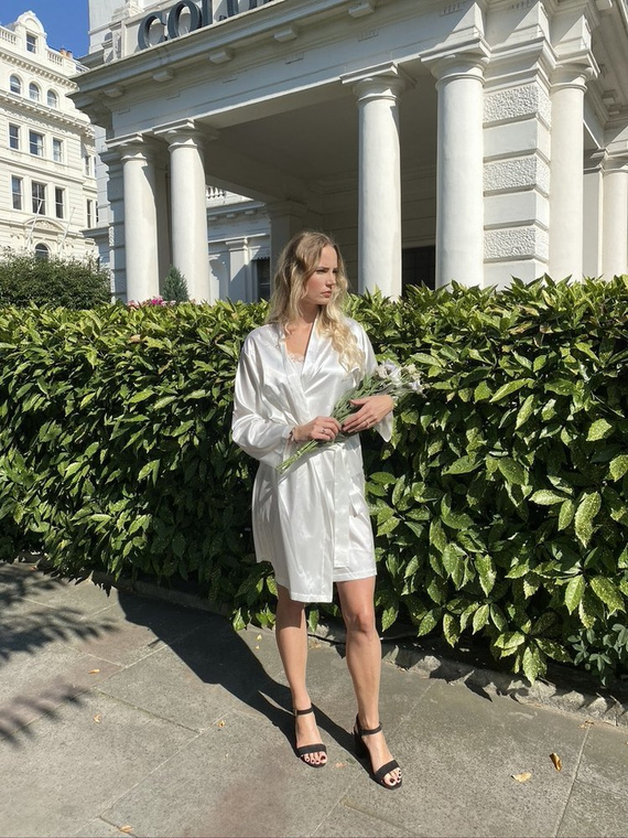 797 Vestaglia classica da donna Forex - perla