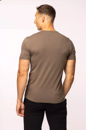 T-shirt da uomo Urban khaki- Cotone Vestibilità classica, alta qualità, flessibilità, comfort per tutto il giorno