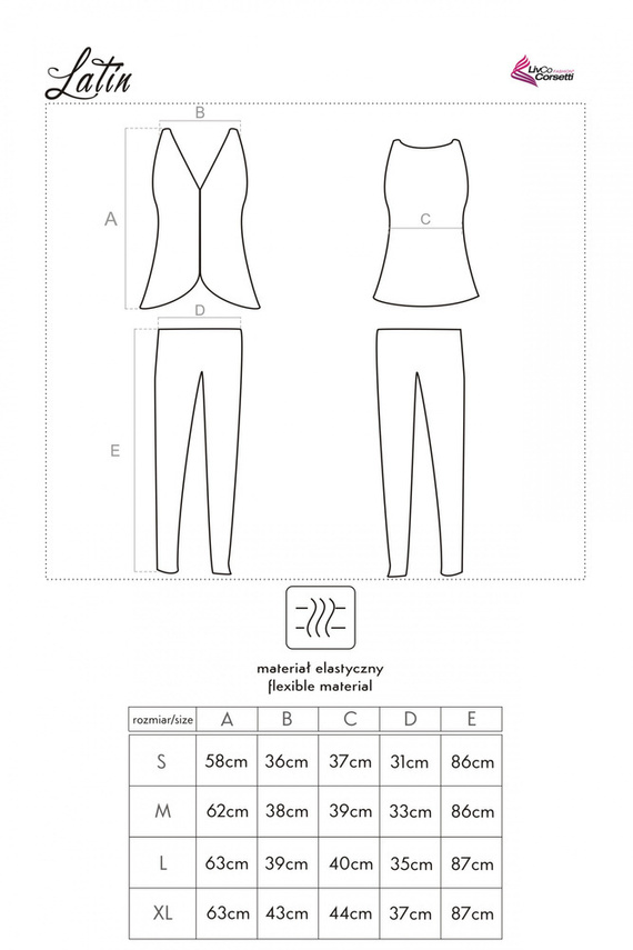 Latino LC 90098 Pigiama donna LivCo Corsetti Moda