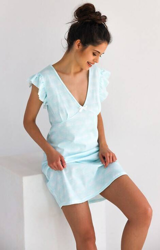 Camicia da notte Sensis Greta - menta