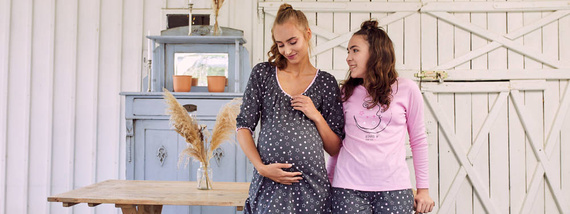 Antilia Camicia da notte con maniche a 3/4 Moda italiana - stampa