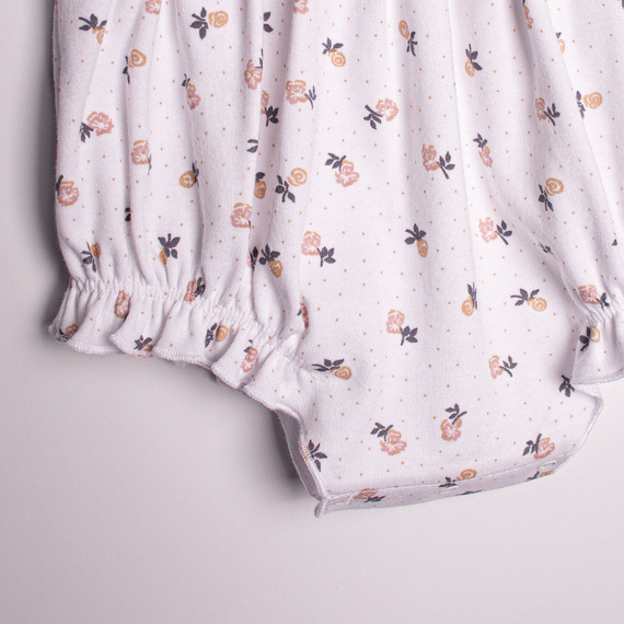 Nicol 220153 tutina bimba cotone floreale con volant estiva