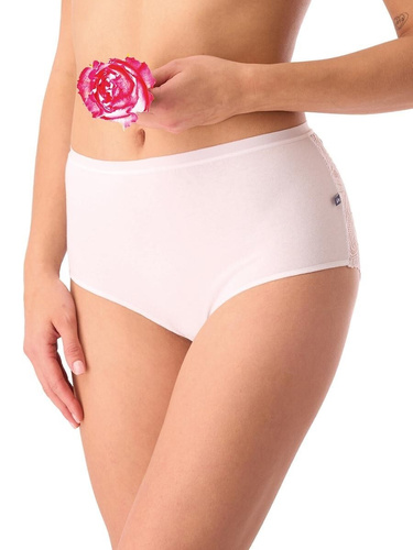 Slip donna LPF 112 Key maxi bikini in cotone – comfort stabile in set da 2