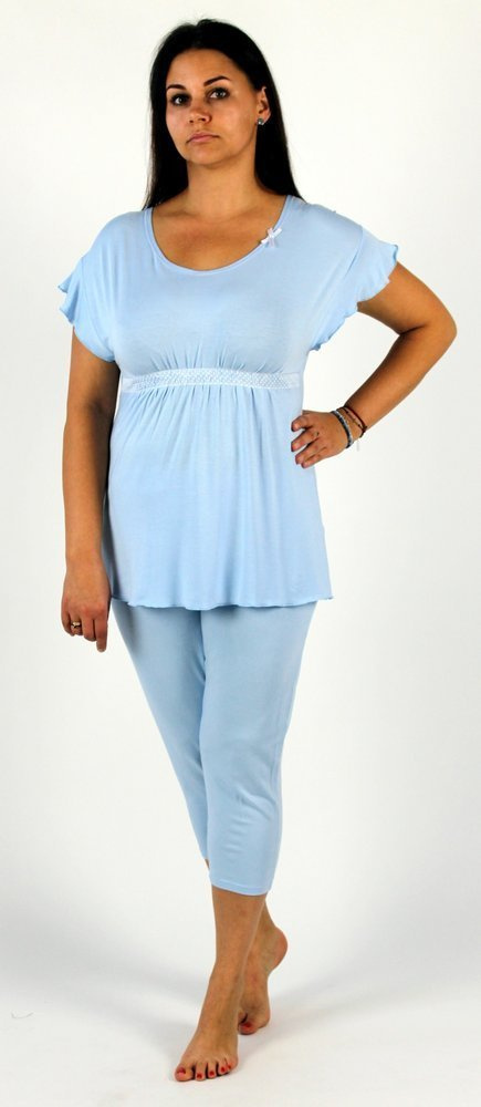 448 Julie Pigiama 3/4 donna - blu