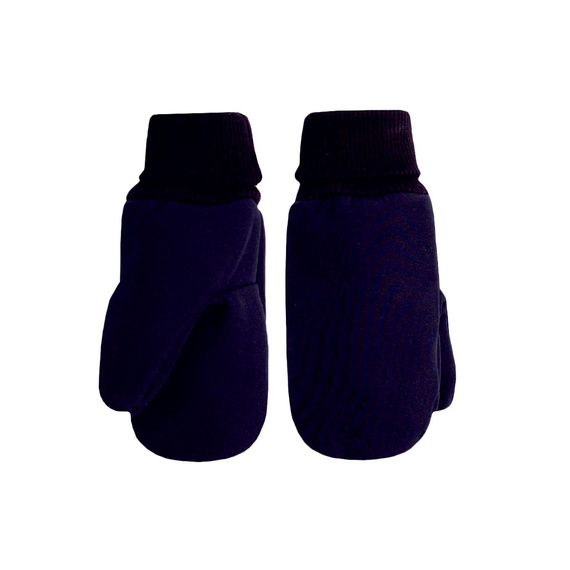 229074 Guanti bambini Nicol Softshell impermeabili con pile blu scuro