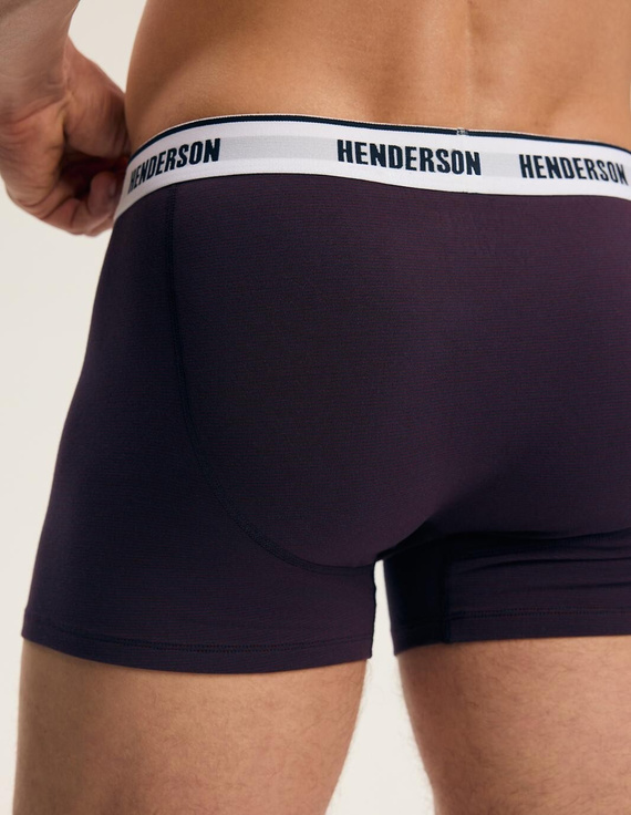 Bokserki męskie Henderson 45476 Free 2-pak in cotone con elastico largo e logo