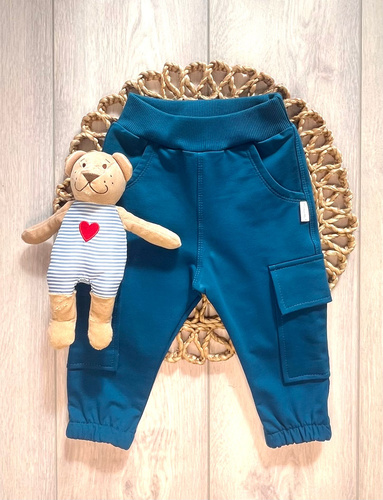 Pantaloni Mamatti SJ10 per bambini joggers blu marino – comodi e stilosi