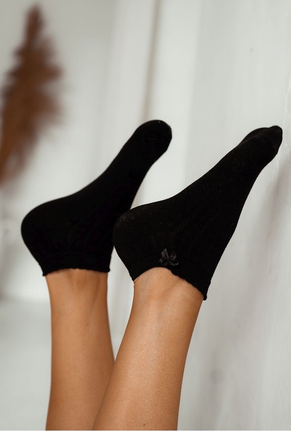 0859 Piedi a fiocco da donna Milena - stile e comfort - nero