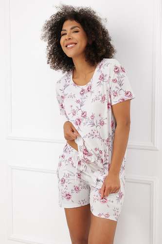 Pigiama donna Beauty Italian Fashion 100% cotone corta con tasche