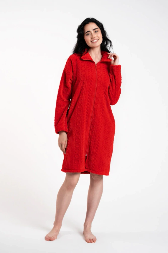 Rena Accappatoio da donna Moda italiana - rosso