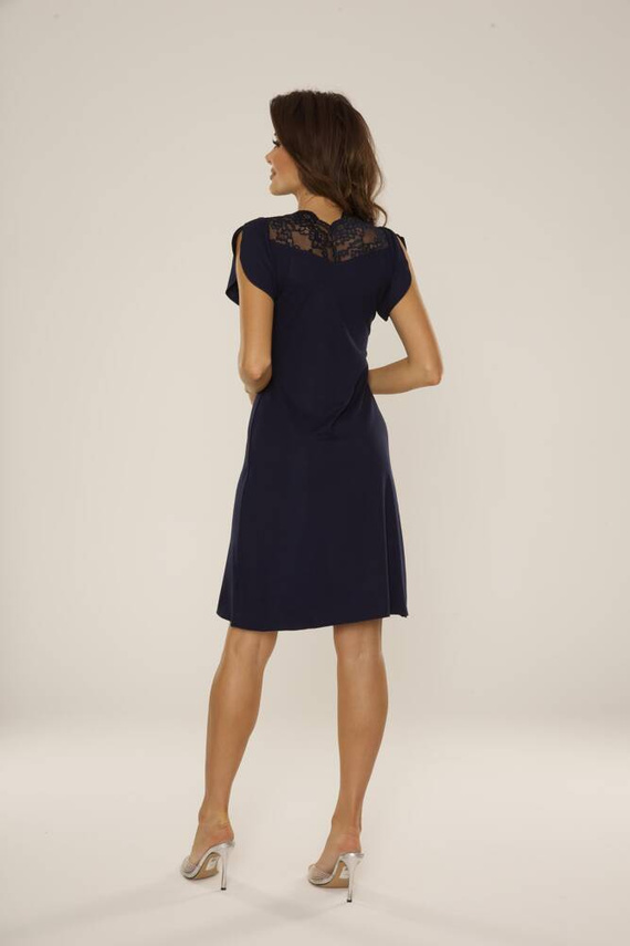 754 Camicia da notte Lilian De Lafense - blu navy