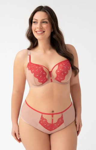 Gorsenia K 761 Carla Reggiseno morbido - corallo