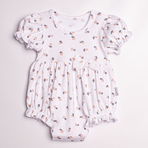 Nicol 220153 tutina bimba cotone floreale con volant estiva