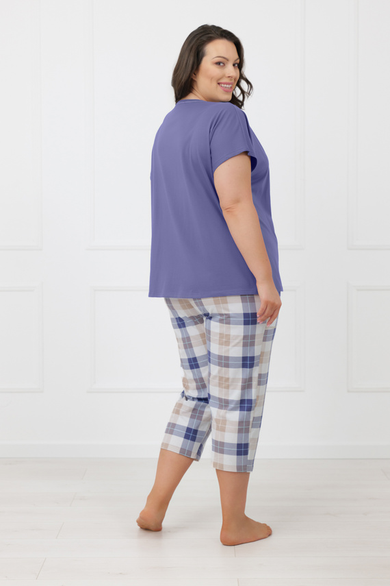 Pigiama donna Rima Italian Fashion 100% cotone manica corta 3/4