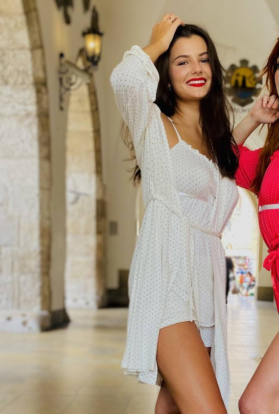 915 Dots Pigiama da donna Forex - ecru