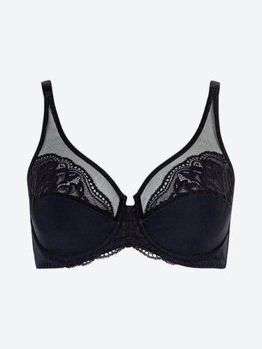 Reggiseno imbottito Delia - comfort e vestibilità elegante Spiman nero