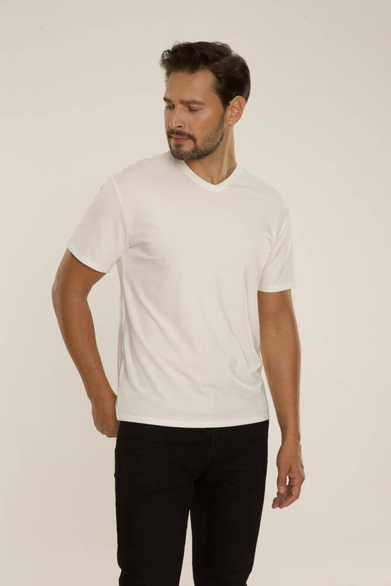 828 Chandler t-shirt De Lafense - ecrù