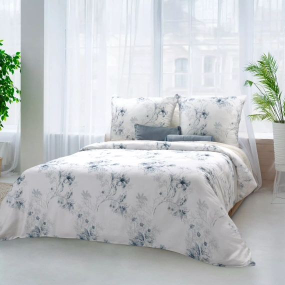 Eurofirany SPRING 93 completo letto 100% raso di cotone Oeko-Tex