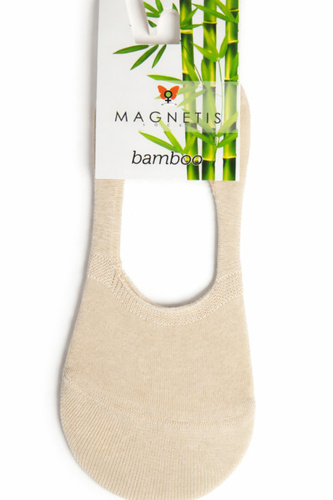 Calzini ballerina invisibili Bamboo Magnetis 251145 comfort beige