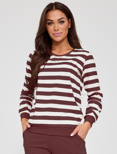 Pigiama donna Cornette Molly 635/475 marrone – 100% cotone comfort