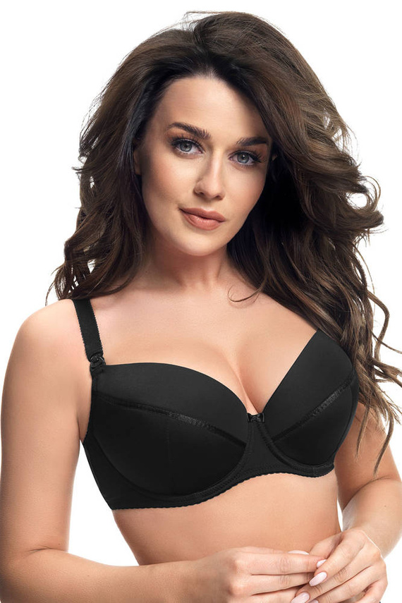 Gorsenia MK01 Ana K Reggiseno per l'allattamento - nero