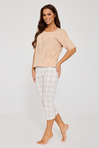 Pigiama donna Cornette 775/340 Morning 100% cotone 7/8