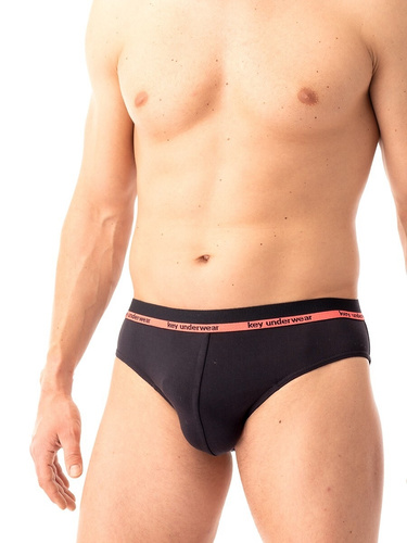 MPP 287 Key slip da uomo in cotone nero marrone, confezione da 2 pezzi in scatola, comfort e stile
