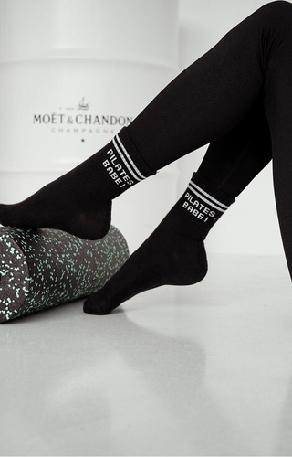 0200-189 Pilates Babe! Calze da donna Milena nero - cotone