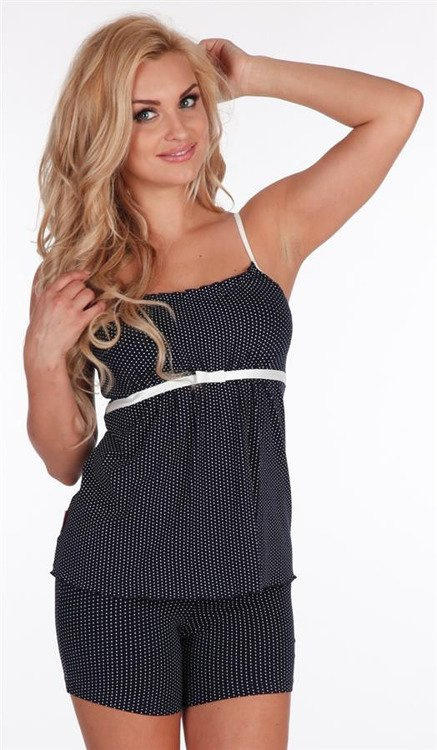 915 Pigiama da donna Dots Forex - blu navy