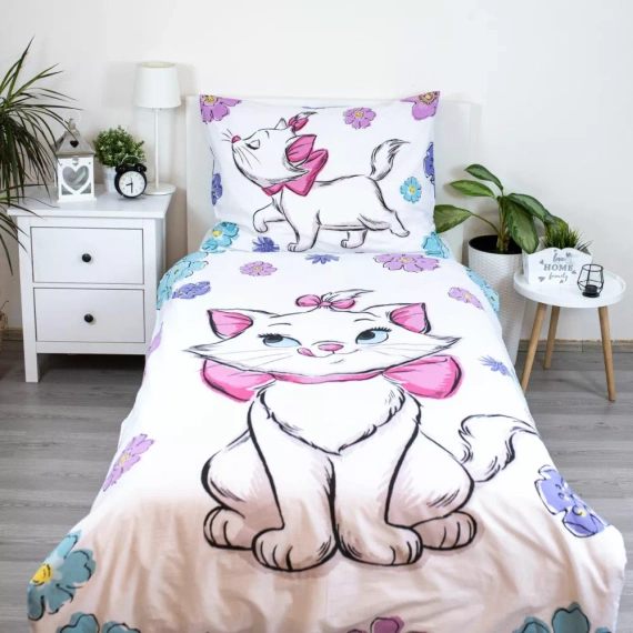 Biancheria da letto in cotone Marie Cat Disney | Biancheria da letto per bambini Jerry Fabrics