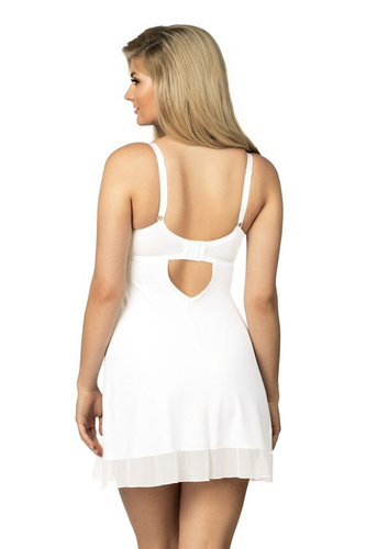 107 Camicia da notte Lupoline bianco